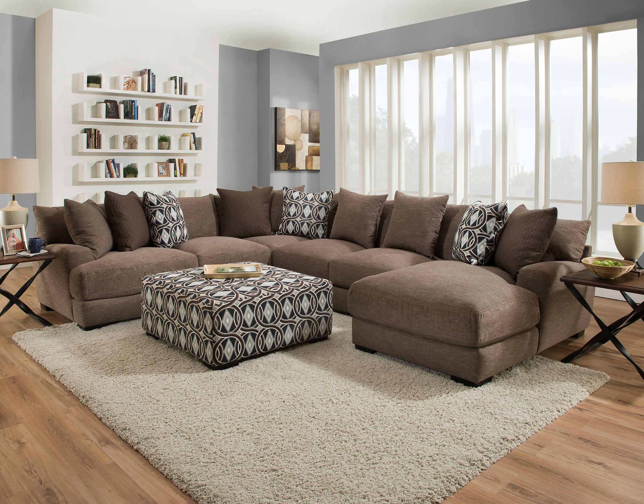 Barton Sectional By Franklin | Lewis Furniture Store