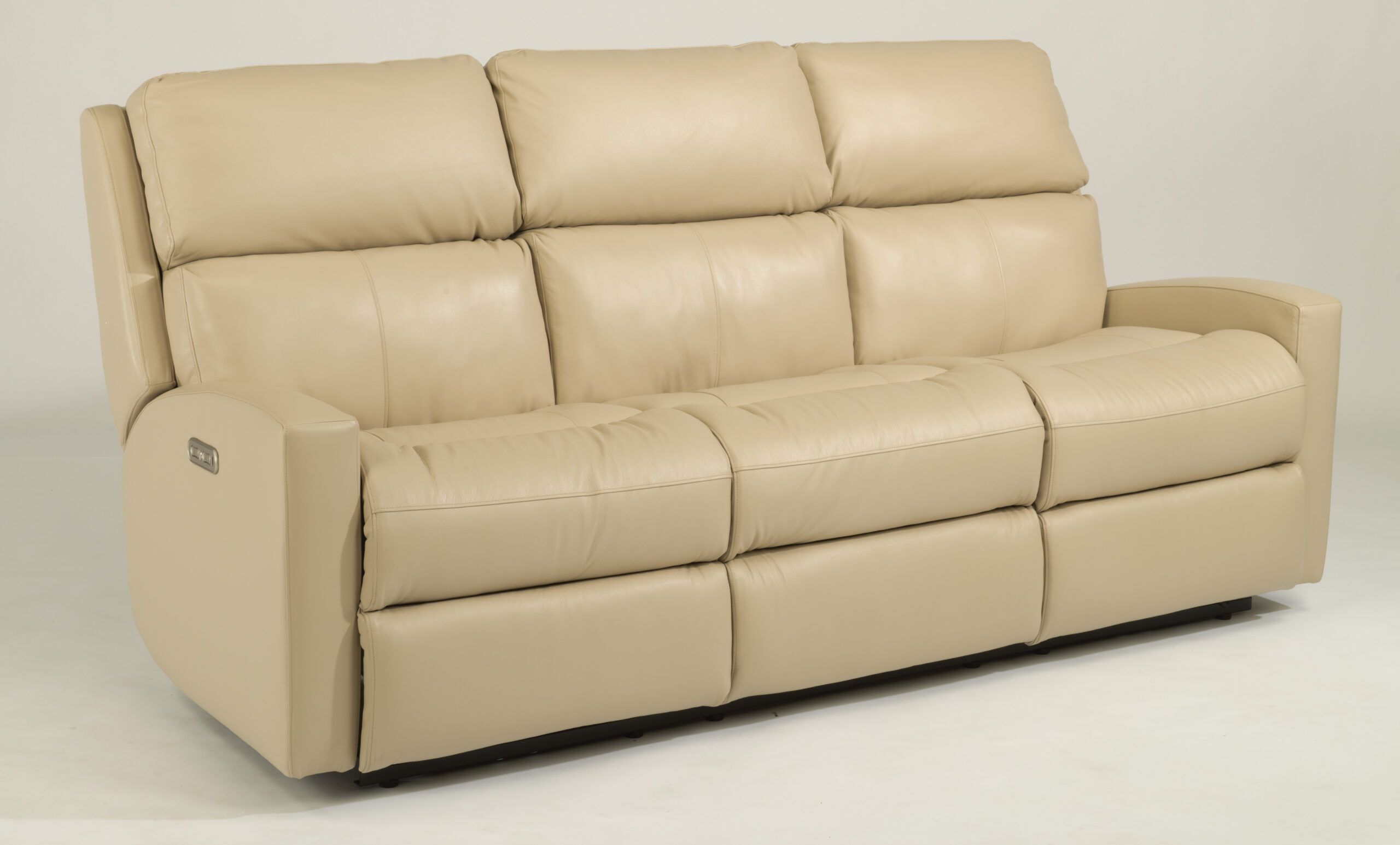 flexsteel catalina leather recliner sofa